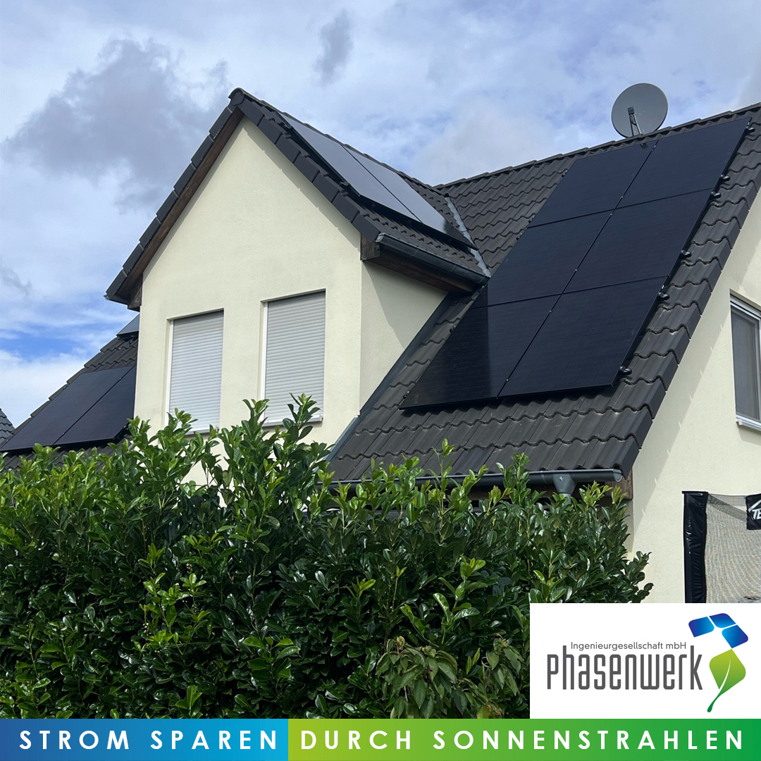 Privathaus mit einer 5,4 kWp Anlage.