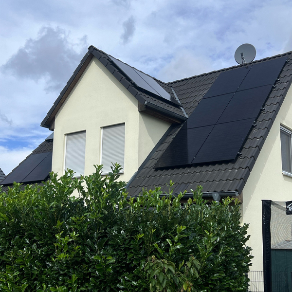 PV-Anlage auf einem Privathaus.