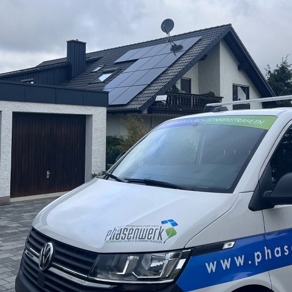 Photovoltaikanlage auf einem Privathaus in Herzogenaurach