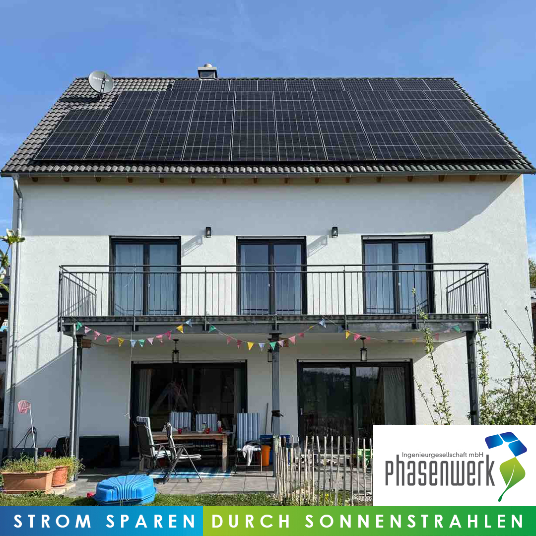 PV-Anlage in Trautskirchen auf Einfamilienhaus.