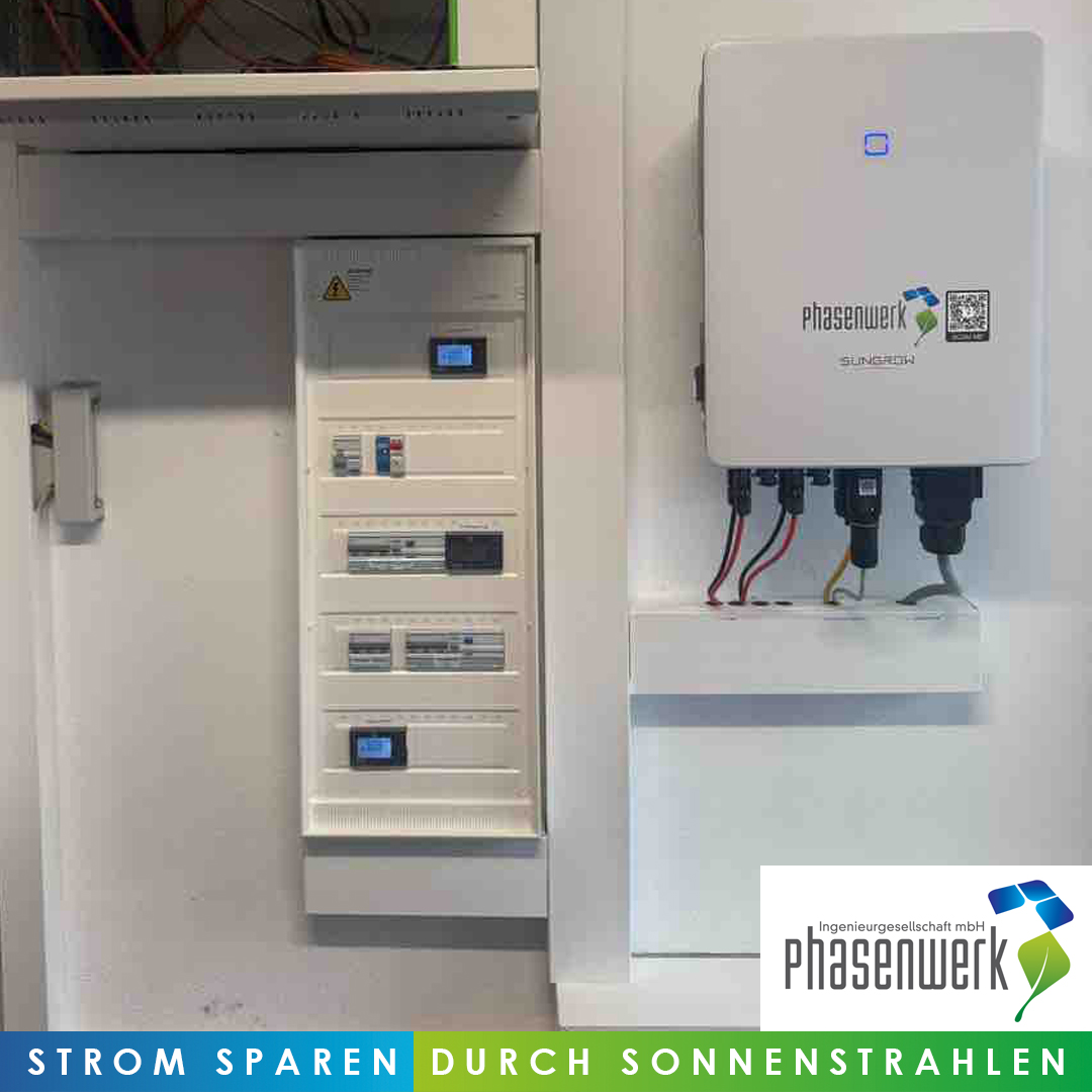 Sungrow Wechselrichter zu einer PV-Anlage in Trautskirchen.