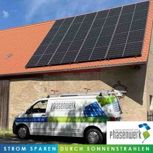 Scheunendach mit PV-Anlage in Marktbergel.