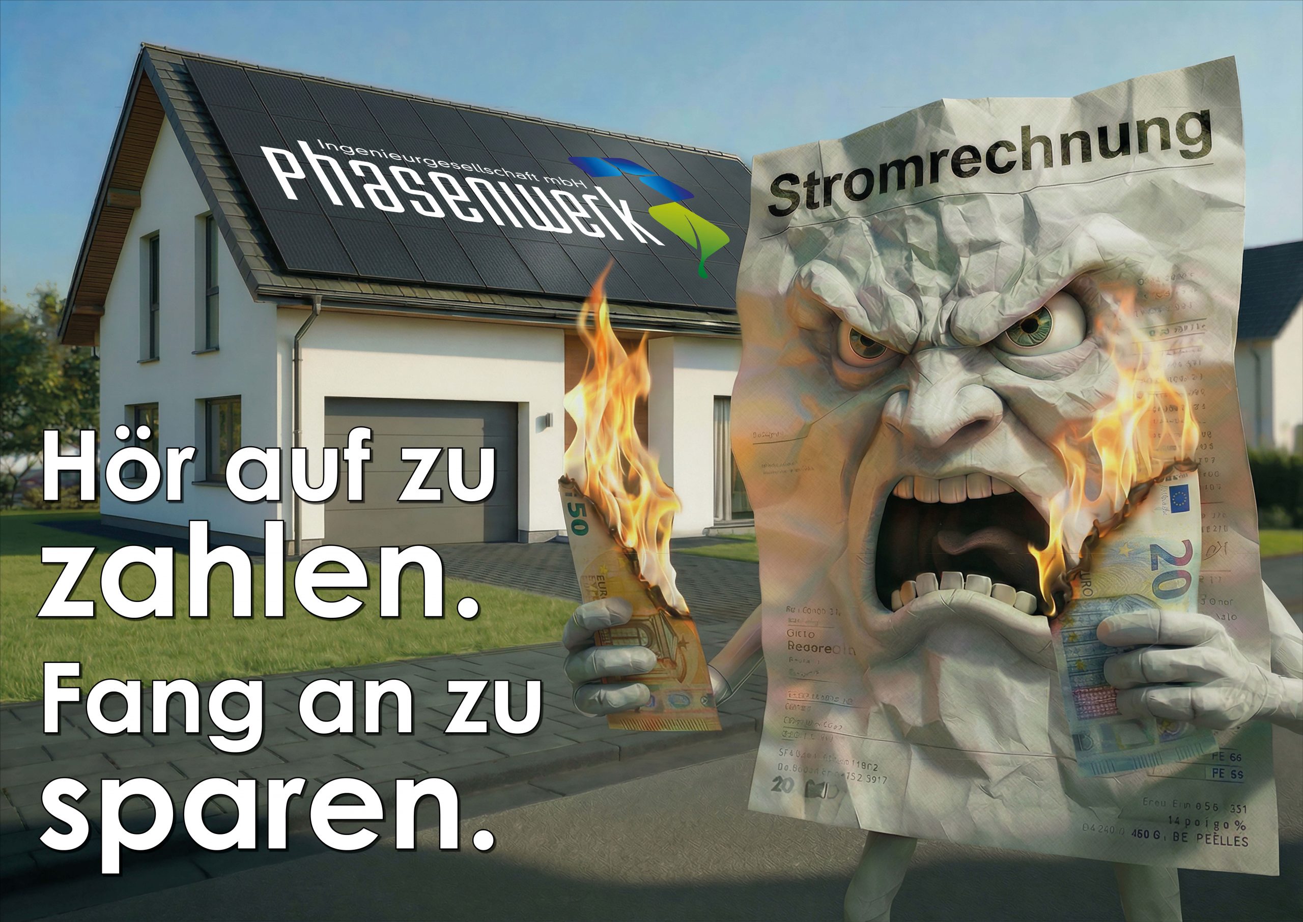 Hör auf zu zahlen und fang an zu sparen - Kampagne