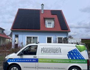 Privathaus mit PV-Anlage in Scheinfeld.